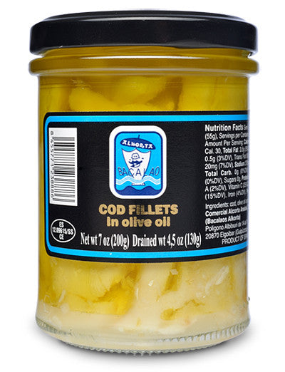 Cod Fillets in Olive Oil from Bacalaos Alkorta