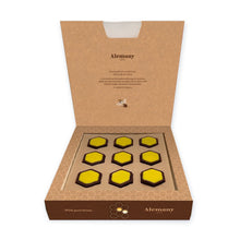 Hexagonal Dark Chocolates with Honey from Alemany Mel y Turrón