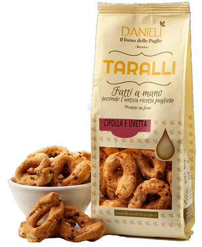 Taralli Crackers with Onion & Raisin from Danieli