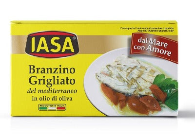 IASA Grilled Mediterranean Sea Bass in Olive Oil – Branzino Grigliato