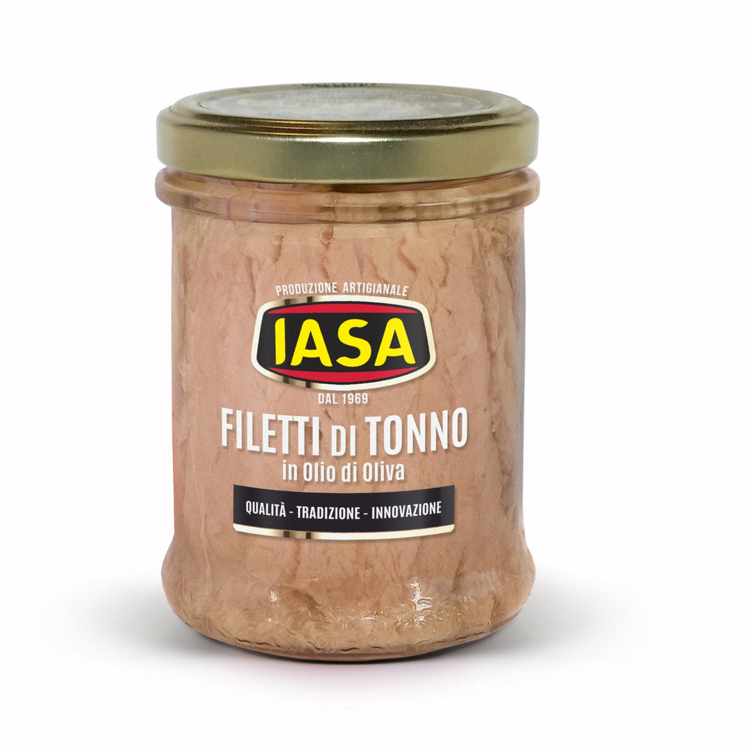 IASA tuna fillets in glass jar