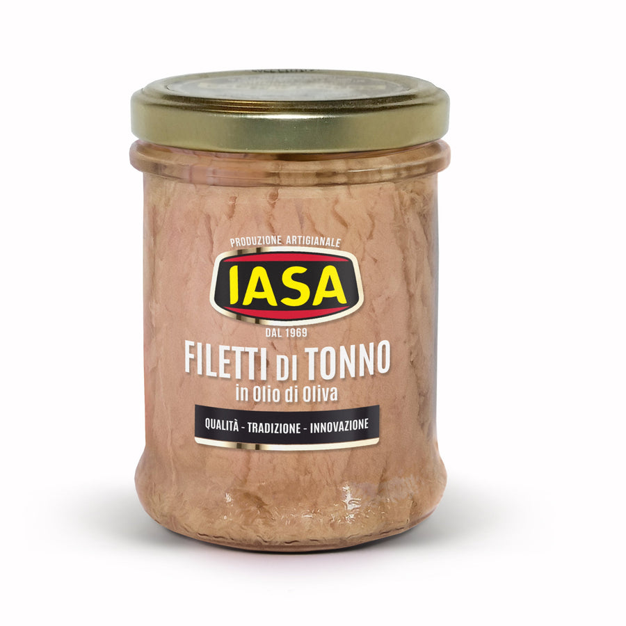 IASA tuna fillets in glass jar