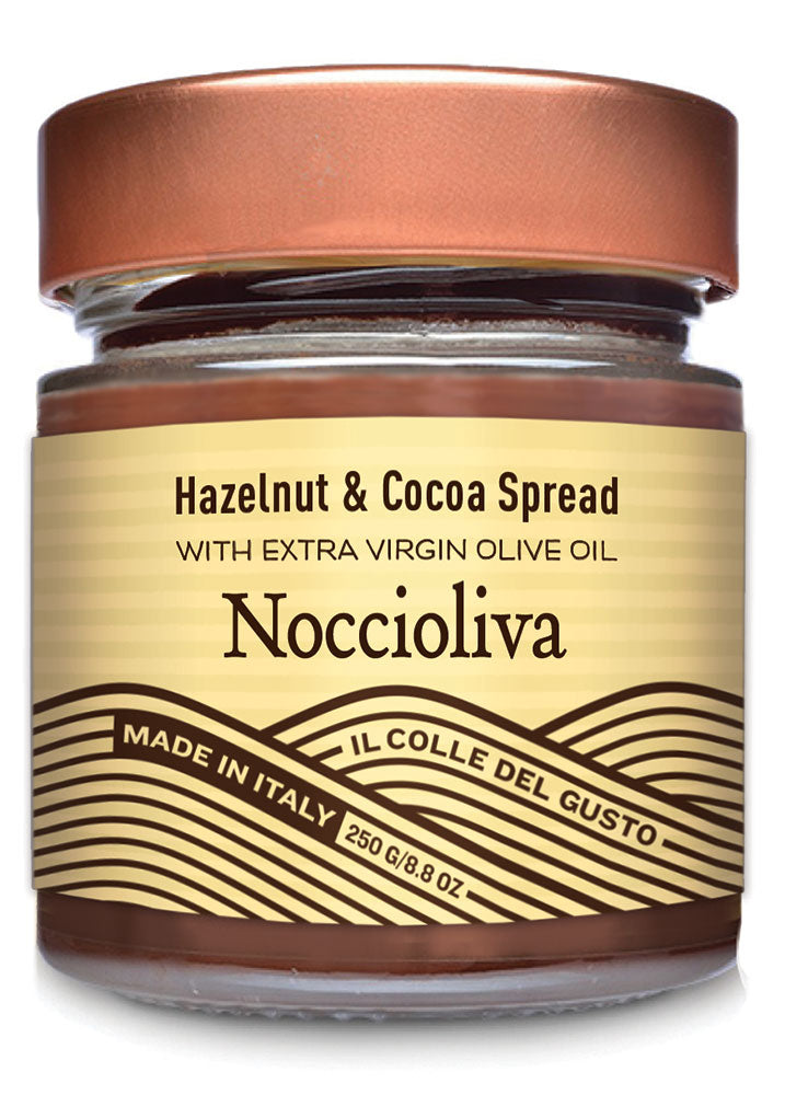 Smooth Hazelnut Chocolate Spread with Extra Virgin Olive Oil - Noccioliva
