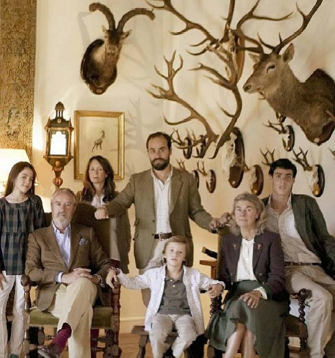 The Marqués de Valdueza family