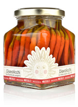 Diavolicchi Hot Peppers in Extra Virgin Olive Oil from Masseria Mirogallo