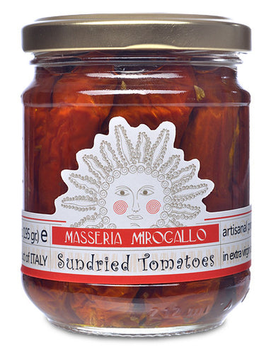 Sundried Tomatoes in Extra Virgin Olive Oil from Masseria Mirogallo