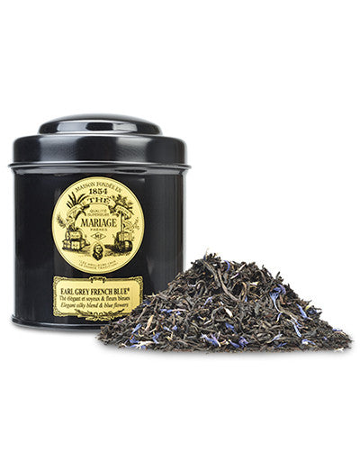MARIAGE FRERES Ginza Premier 90g Loose Leaf Blue Tea Flavored Can Canister  JAPAN