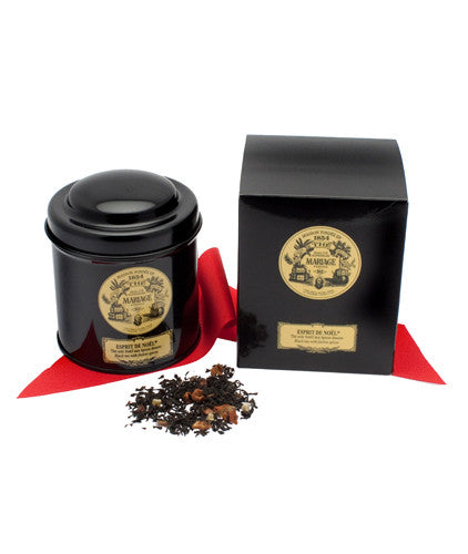 Mariage Freres. Esprit de Noel - Christmas Tea, 100g Loose Tea, in A Tin Caddy (1 Pack) New Special Edition - USA Stock