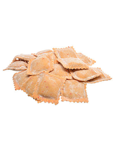 Fresh vegan ravioli