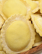 Close up of fresh ravioli