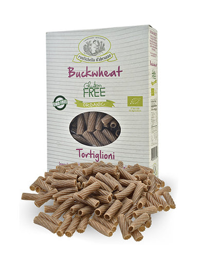 Organic Gluten-Free Buckwheat Tortiglioni from Rustichella d'Abruzzo
