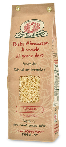 Alphabet Pasta from Rustichella d'Abruzzo