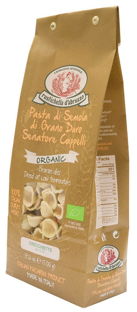 Organic Senatore Capelli Orecchiette Pasta by Rustichella d'Abruzzo - Package