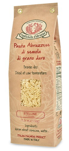 Stelline (little stars) Pasta from Rustichella d'Abruzzo