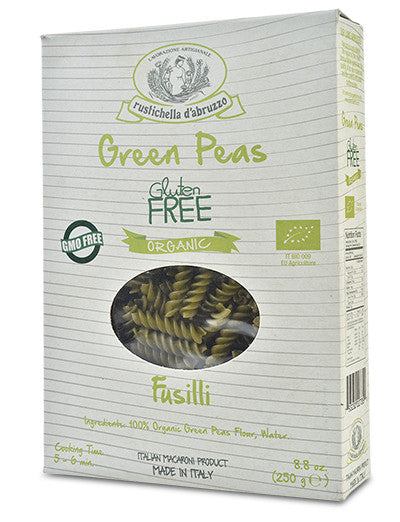 Organic Gluten-Free Pea Fusilli Pasta from Rustichella d'Abruzzo