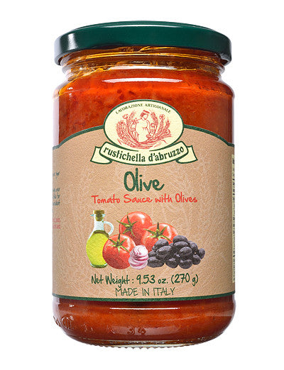 Jar of Rustichella d'Abruzzo Olive Tomato Sauce