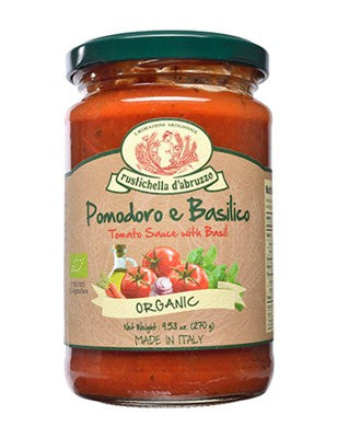 Jar of Organic Tomato Sauce from Rustichella d'Abruzzo