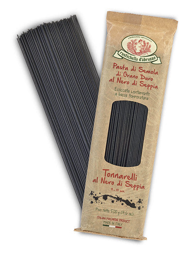 Squid Ink Tonnarelli Spaghetti Pasta from Rustichella d'Abruzzo