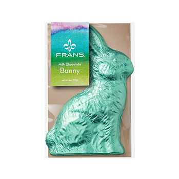 Organic Milk Chocolate Bunny from Fran's Chocolate